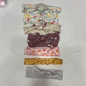 Set of 7 Floral and Patterned Headbands